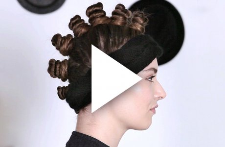 Raver buns with headband, inspired by Marc by Marc