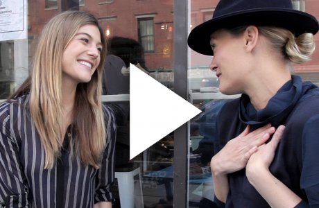 Beautiful like a model? The model Alex Knight shares in an interview in NYC how it works.